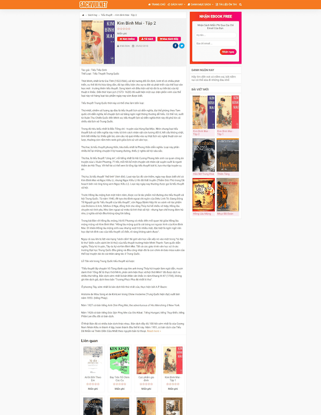 Template tiếp thị liên kết sách đẹp Template tiếp thị liên kết sách đẹp